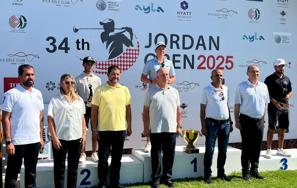 ميداليتان للجولف في بطولة الأردن المفتوحة 1 ميداليتان للجولف في بطولة الأردن المفتوحة