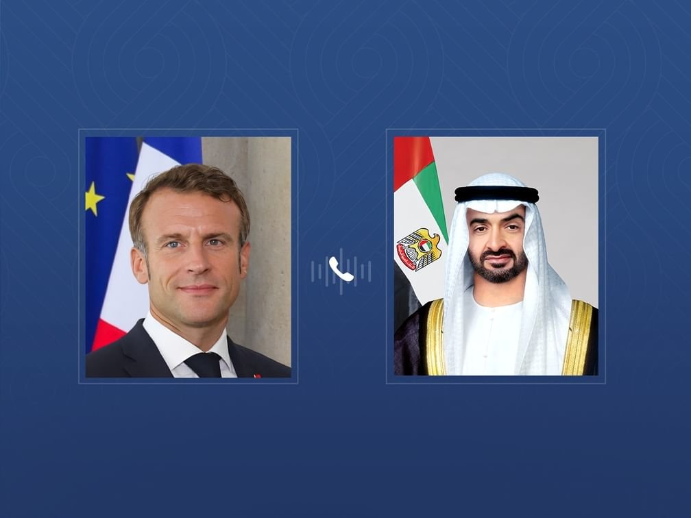 رئيس الدولة والرئيس الفرنسي يبحثان هاتفياً العلاقات والتطورات الإقليمية 1 رئيس الدولة والرئيس الفرنسي يبحثان هاتفياً العلاقات والتطورات الإقليمية