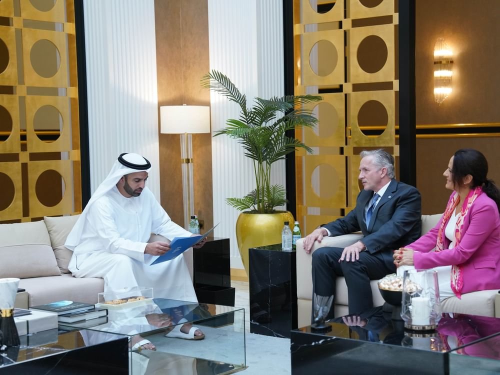 ولي عهد رأس الخيمة يستقبل ممثل برنامج الأغذية العالمي في دول الخليج 1 ولي عهد رأس الخيمة يستقبل ممثل برنامج الأغذية العالمي في دول الخليج