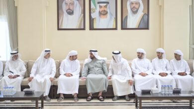 سيف بن زايد يعزي في وفاة علي الطنيجي