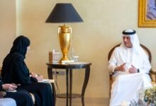 سعود بن صقر يستقبل وزيرة الأسرة ويطلع على استراتيجية الوزارة ومبادراتها المستقبلية