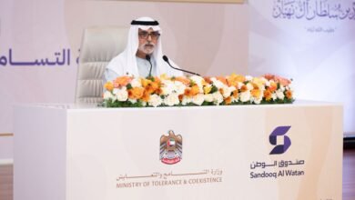 نهيان بن مبارك يفتتح الملتقى السنوي لأندية التسامح والهوية الوطنية بالجامعات