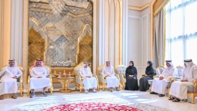 حميد بن راشد يستقبل مجلس أمناء هيئة الأعمال الخيرية العالمية ويؤكد أهمية استدامة العمل الخيري