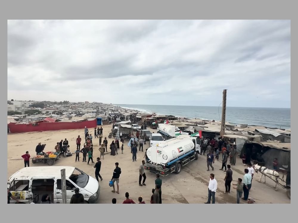 الإمارات تواصل جهودها الإغاثية في غزة / “الفارس الشهم 3” تقدّم 21 صهريجا لمواجهة شح المياه 1 الإمارات تواصل جهودها الإغاثية في غزة / “الفارس الشهم 3” تقدّم 21 صهريجا لمواجهة شح المياه