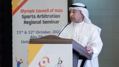 انطلاق فعاليات "الندوة الإقليمية للتحكيم الرياضي "في أبوظبي