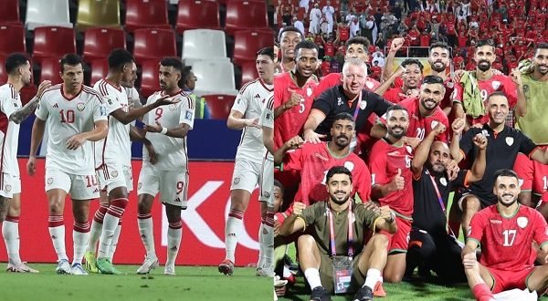 موعد مباراة الإمارات وعمان في تصفيات مونديال 2026 والقنوات الناقلة والتشكيل