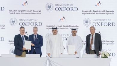 "الفجيرة للموارد الطبيعية" توقّع مذكرات تعاون مع مؤسسات عالمية