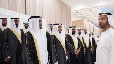 ولي عهد رأس الخيمة يحضر العرس الجماعي السابع لهذا العام في الإمارة