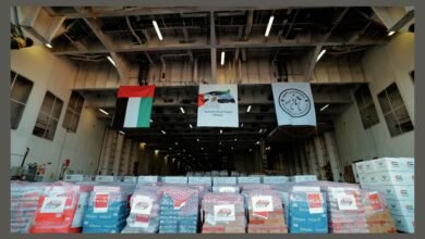ضمن عملية "الفارس الشهم 3".. وصول سفينة الإمارات الإنسانية محملة بـ 7,200 طن من المساعدات الغذائية والإيوائية والطبية لدعم قطاع غزة