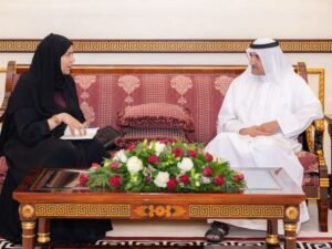 حمد الشرقي يستقبل وزيرة الأسرة .. ويؤكد أن بناء أسرة قوية ركيزة أساسية لإعداد مجتمع متكامل