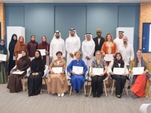 ماجد بن سعود المعلا يفتتح معرض أم القيوين للفنون التشكيلية