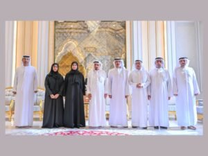 حميد بن راشد يستقبل مجلس أمناء هيئة الأعمال الخيرية العالمية ويؤكد أهمية استدامة العمل الخيري