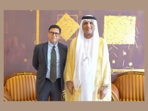 سعود بن صقر يستقبل سفير كندا