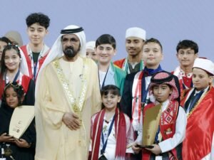 محمد بن راشد يتوّج التوأم بيسان وبيلسان كوكة من تونس بطلتين لتحدي القراءة العربي 2025
