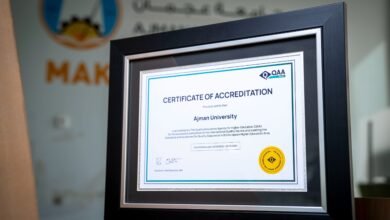 جامعة عجمان تنال تجديد الاعتماد المؤسسي الدولي من وكالة ضمان الجودة البريطانية