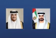 رئيس الدولة يعزي أمير قطر بوفاة عدد من الدبلوماسيين من الوفد القطري