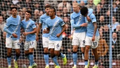 فوز مانشستر سيتي على ايفرتون في الدوري الإنجليزي