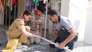 انطلاق المخيم الكشفي العالمي "جوتا جوتي" في جامعة الشارقة