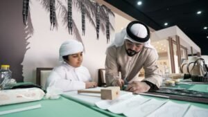 ورشة «المحزم التراثي» تستقطب آلاف الزوار في مهرجان الظفرة للتمور