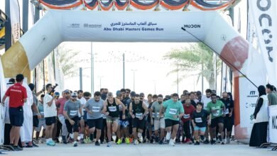 "ألعاب الماسترز" تختتم مشاركتها بأول سباق خارجي للجري في المرفأ