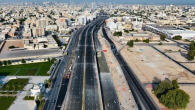 افتتاح جزئي لمشروع جسر الحميدية على شارع الشيخ زايد في عجمان