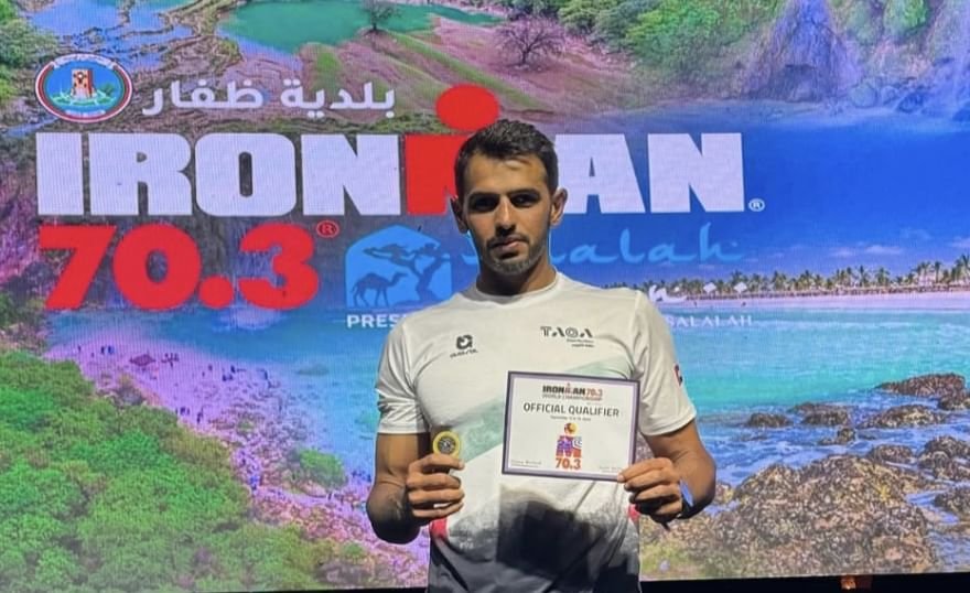لاعب منتخبنا للترايثلون يتأهل إلى بطولة العالم للرجل الحديدي 1 لاعب منتخبنا للترايثلون يتأهل إلى بطولة العالم للرجل الحديدي