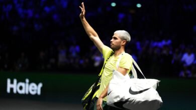 الكاراز المصنف الأول عالميا يودع بطولة باريس ماسترز للتنس