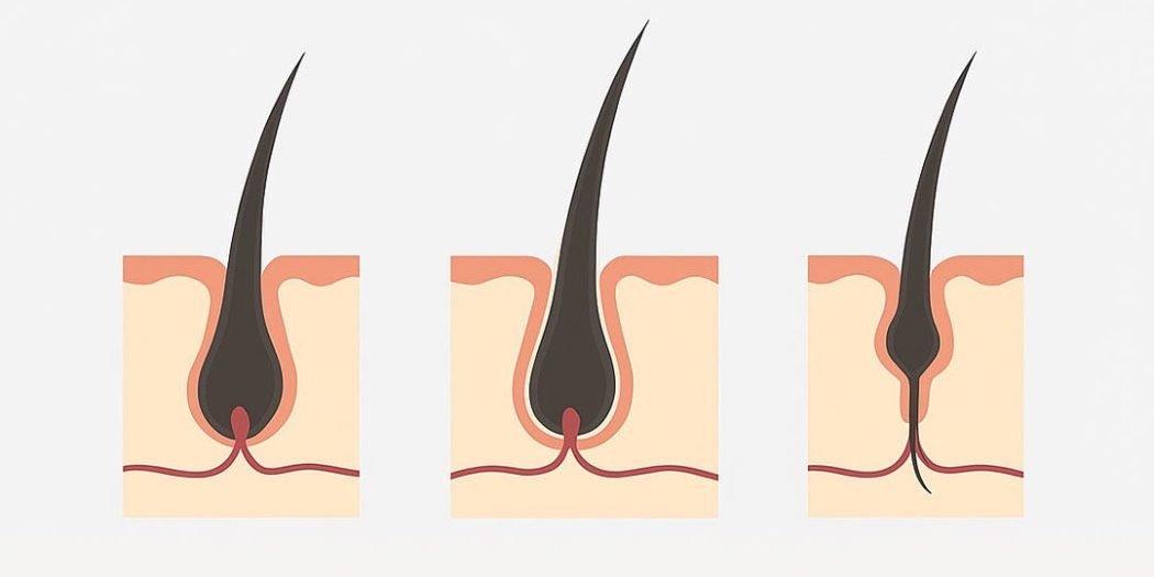 كيف ينمو الشعر؟ تعرف على دورات النمو والتساقط الطبيعية 1 كيف ينمو الشعر؟ تعرف على دورات النمو والتساقط الطبيعية