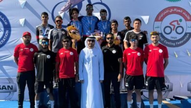 5 ميداليات ملونة جديدة للإمارات في البطولة العربية للدراجات بالعراق