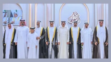 حكام عجمان وأم القيوين ورأس الخيمة يحضرون أفراح النعيمي