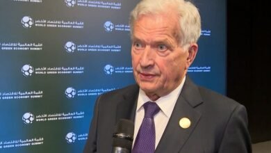 رئيس فنلندا السابق: الإمارات تقدم نموذجاً رائداً في بناء اقتصاد أخضر يؤسس لمكاسب مستقبلية