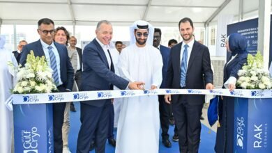 صقر بن سعود يفتتح أول منشأة في الإمارات لالتقاط الكربون واستخدامه