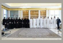 ولي عهد رأس الخيمة يستقبل وفد برنامج قيادات حكومة الإمارات