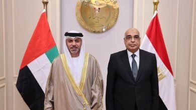 سفير الإمارات يبحث مع وزير العدل المصري تعزيز التعاون القانوني والقضائي