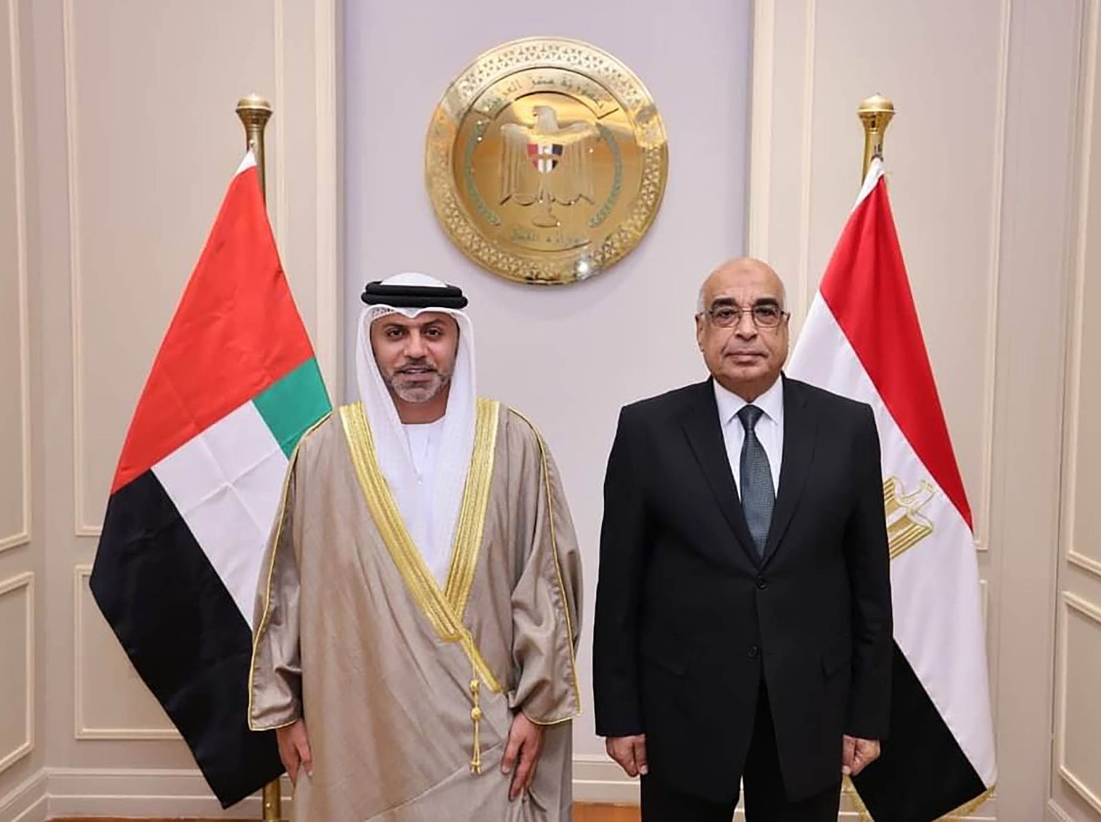 سفير الإمارات يبحث مع وزير العدل المصري تعزيز التعاون القانوني والقضائي