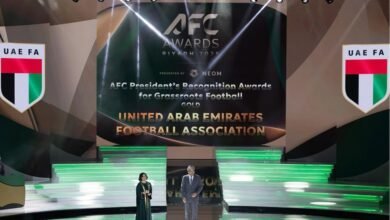 الاتحاد الآسيوي يكرّم الإمارات بـ"الجائزة الذهبية" لجهودها في تطوير كرة القدم القاعدية