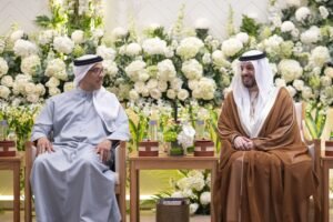 رئيس الدولة يحضر حفل زفاف نجلي فيصل البناي