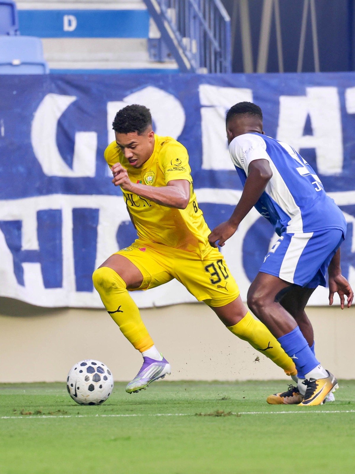 النصر يخطف نقطة من الوصل في دوري المحترفين تحت 23 عاما