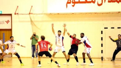 الشارقة ينفرد بصدارة دوري أقوياء اليد