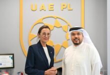 الجنيبي يبحث سبل التعاون مع نائب رئيس الاتحاد الهولندي