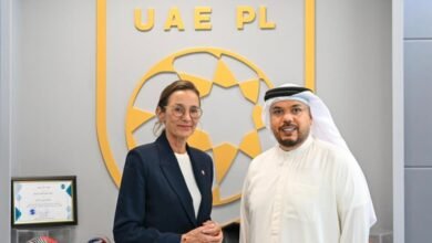 الجنيبي يبحث سبل التعاون مع نائب رئيس الاتحاد الهولندي