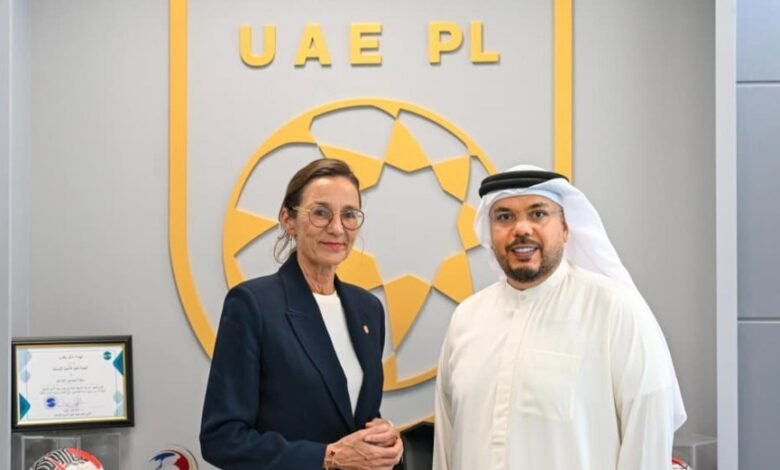 الجنيبي يبحث سبل التعاون مع نائب رئيس الاتحاد الهولندي