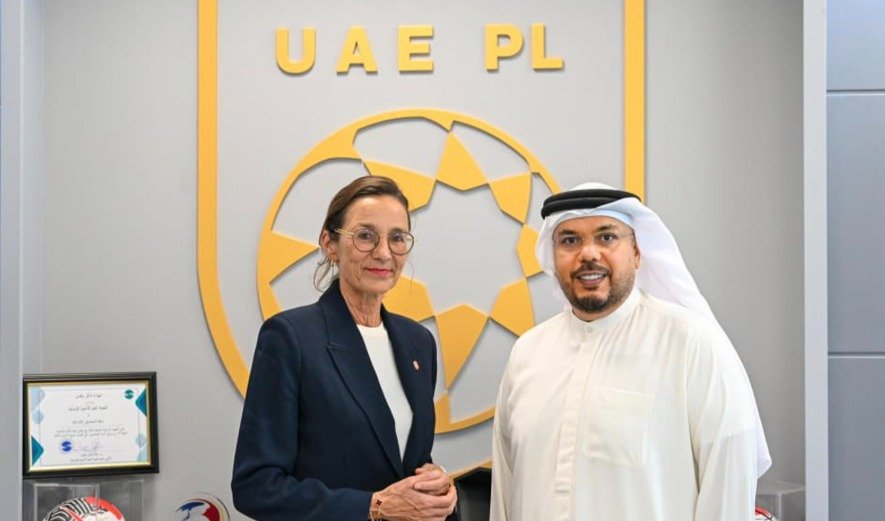 الجنيبي يبحث سبل التعاون مع نائب رئيس الاتحاد الهولندي