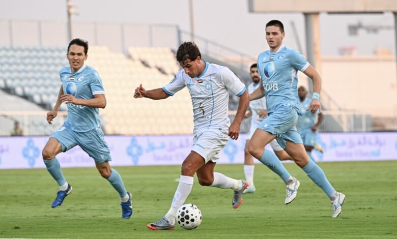 دبا يخطف نقطة من بني ياس