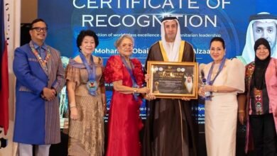 سفير دولة الإمارات لدى الفلبين يمنح لقب "سفير النوايا الحسنة للسلام"