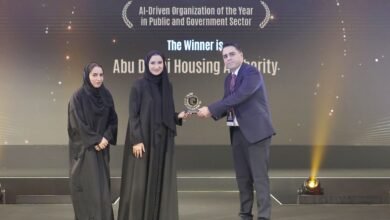 "أبوظبي للإسكان" تفوز بجائزة "أفضل جهة رائدة بالذكاء الاصطناعي 2025"