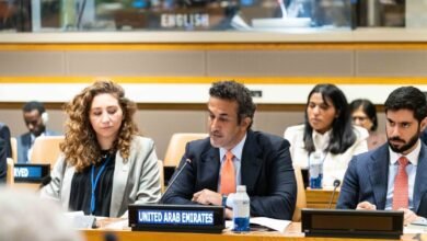 سعيد الهاجري يؤكد خلال اجتماع وزراء خارجية "بريكس" التزام الإمارات بالاستقرار والنمو الاقتصادي