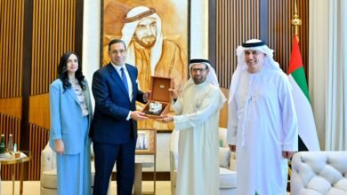 "الوطني الاتحادي" يستقبل وزير خارجية جمهورية قبرص