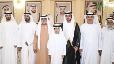 نهيان بن مبارك يحضر أفراح الكتبي في المدام