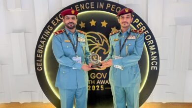 شرطة رأس الخيمة تحصد جائزتين بـ"قمة دول التعاون للموارد البشرية"